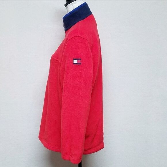 VINTAGE Tommy Hilfiger Fleece Quarter Zip Sweater - Picture 7 of 12